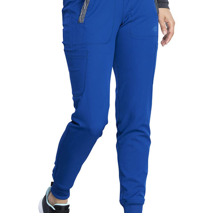 Dickies Dynamix DK185 Pantalón Jogger para Mujer, Tiro Natural, Pierna Cónica, Royal, Mediano
