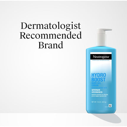 Neutrogena Hydro Boost Crème-gel hydratante pour le corps sans parfum, 473 ml