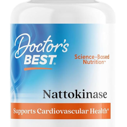 Doctor's Best Nattokinase 2,000 Fu, Non-GMO, Gluten Free, Vegan, Supports Cardiovascular and Circulatory Health, 90 Veggie Caps