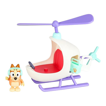 Bluey Vehicle and Figure Pack Bingo's Helicopter w