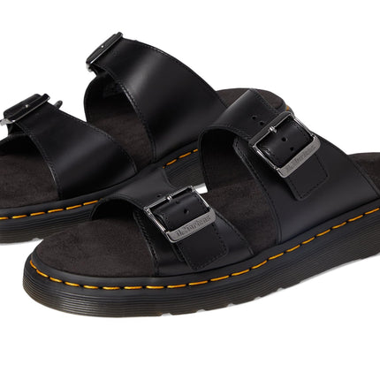 Dr. Martens Unisex-Adult Josef Slide Sandal, Black