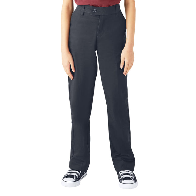 Dickies Kids Girls 7-16 Stretch Slim Straight Pant