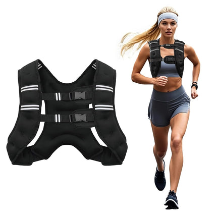 Poudee Weighted Vest, 12 lbs Weight Vest for Men W