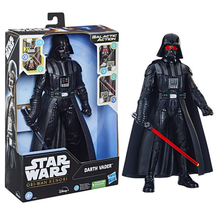 Star Wars Galactic Action Darth Vader Interactive Electronic 30-cm-scale Action Figure, Toys Children Aged 4 and Up