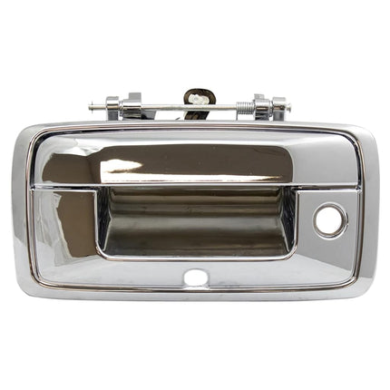 TRQ Rear Tailgate Handle Shiny Chrome Finish for 2
