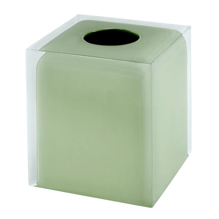 IZOD - Tissue Box Cover, Clear Resin Countertop Ac