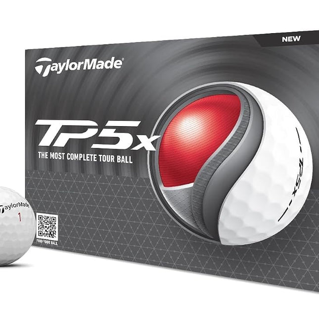 TaylorMade Golf 2024 TP5x Golf Balls One Dozen