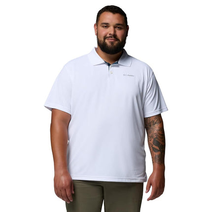 Columbia Men's Utilizer Polo Shirt, White, 4X