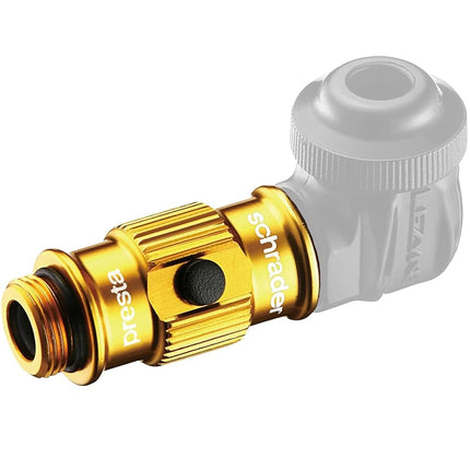 Lezyne Abs Floor Pump Hose, Gold/Hi Gloss