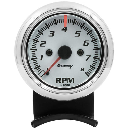 Tacómetro Equus 5076 de 2-1/2", blanco