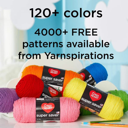 Red Heart Yarn, Acrylic, Sand Ombre