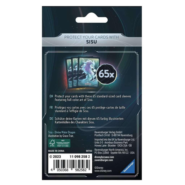 Disney Lorcana Trading Card Game: Rise of The Flood Shapes - Sisu Card Sleeves