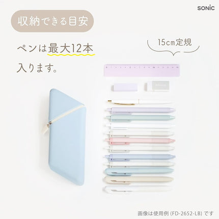 Sonic FD-2652-P Ecsta Slim Portable Pen Holder, Pink