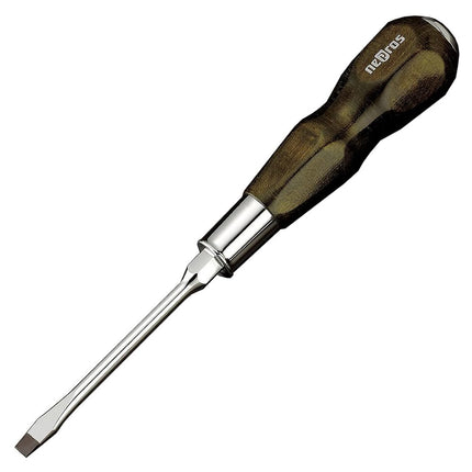 Nepros Wooden Grip Screwdriver (Flat) by nepros