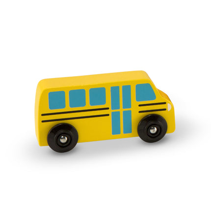 Melissa & Doug 3177 599038323477 Vehículos de madera y tráfico 6 coches y 9 señales, multicolor, 1 unidad