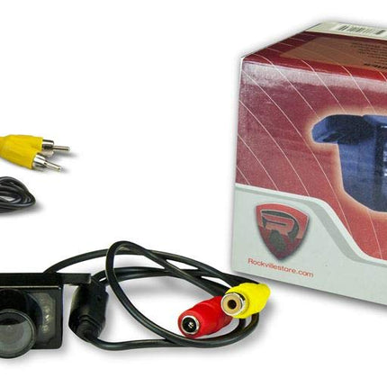 Rockville RBC1 Rear View Backup Car Camera, Easy Mount, No Cutting or Drilling