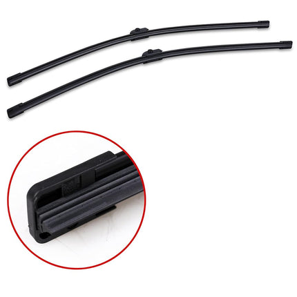 Bosch Wiper Blade Aerotwin A034S, Length: 650mm/650mm – Set of Front Wiper Blades - Only for Left-Hand Drive (EU)