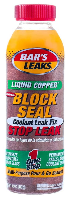 Bar's Leaks 1109 Block Seal Liquid Copper Intake a
