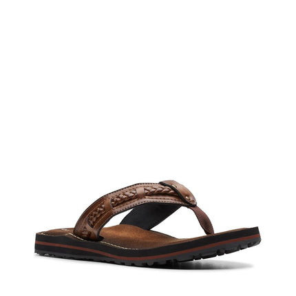 Clarks Women's Fenner Nerice Flip Flop, Honey, 10 UK