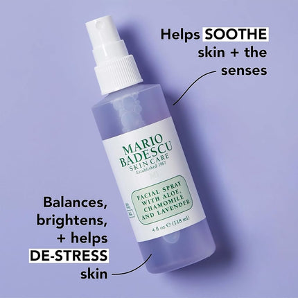 Mario Badescu Rosewater Facial Spray and Lavender Facial Spray Duo, 4 oz.