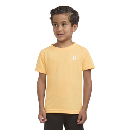 T-shirt en jersey flammé doux basique Hurley pour garçon, Melon Tint, 4