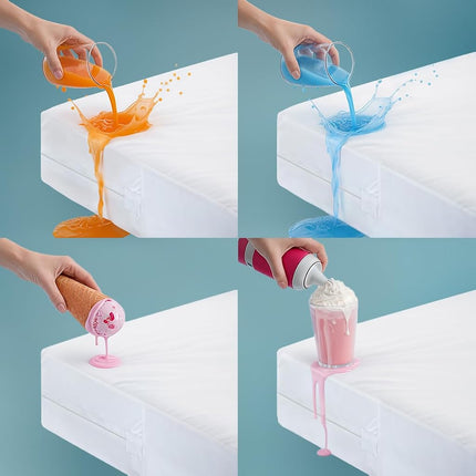 Utopia Bedding Zippered Mattress Encasement, Six-Sided Absorbent Cover, Waterproof Protector, Bed Bug & Dust Mite Proof (Queen)