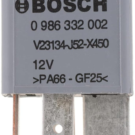Bosch 0986332002 Mini Relay 12V 70A, IP5K4, Operating Temperature from -40 Degree to 85 Degree C, 4 Pin Relay