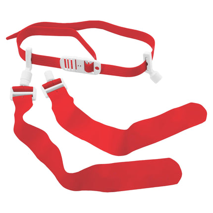 Champion Sports 42" Pop Flag Football Belts - Red