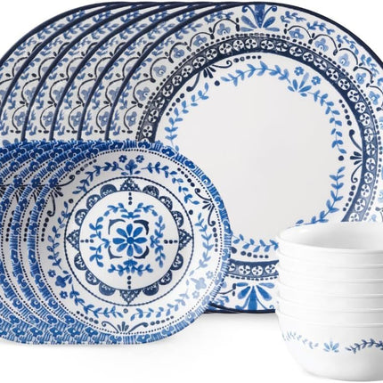 Corelle 6-Piece Chip Resistant Dinnerware Set, Gla