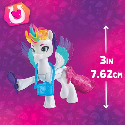 My Little Pony Discover Your Pony Sparkle Beauty Spot Magic Zipp Storm, 7.5 cm Large Hoof to Heart Pony, from 5