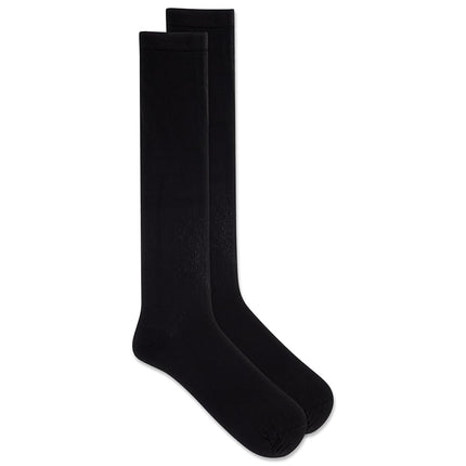 Chaussettes hautes de voyage Dr. Scholl's pour femmes, compression graduée décontractée, noires, taille unique