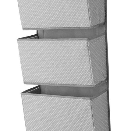 Delta Children 4 Pocket Over The Door Hanging Organizer - 2 Pack, Easy Storage/Organization Solution - Versatile and Accessible in Any Room in the House, Dove Grey