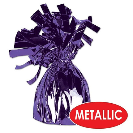 Beistle 50804-PL Metallic Wrapped Balloon Weights. Pack of 12