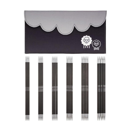 KnitPro Karbonz Starter Double Pointed Needle Set 