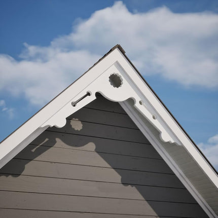 Ekena GPP060X023X100CEN Gable Pediment, Primed, 60" W x 22 1/2" H x 1" P (9/12)