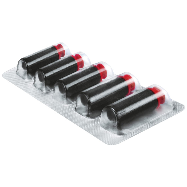 AVERY Meto Ink Rolls, for Meto Basic S Price Guns, Black Ink, for 0.47" x 0.87" (12 x 22mm) Labels, 5 Total (88300)