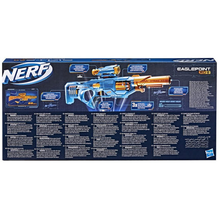 Hasbro Nerf Elite 2.0 Eaglepoint RD-8 Water Blaster, Super Soakers for Kids, 16-Dart Capacity, Fun for Ages 8+