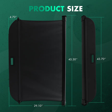 SCITOO Retractable Rear Cargo Cover Shade 2019-2023 Fit for INFINITI QX50 2.0L Rear Trunk Retractable Security Shade Cover