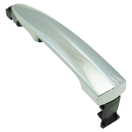 TRQ Rear Outside Exterior Door Handle Chrome LH Driver Side or RH Passenger Side Compatible with 2013-2018 Nissan Leaf / 2009-2014 Maxima / 2009-2014 Murano / 2013-2018 Sentra