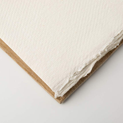 KHADI HARDBACK BOOK 13 x 16 cm White Rough