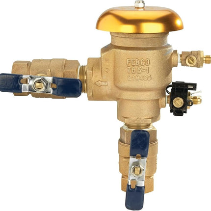 Febco T765EBV Backflow Preventer with Quarter Turn Shutoff with Smart Enabled Ready, 1 Inch