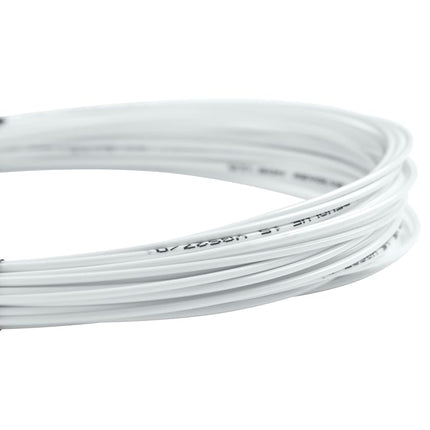 Cordaje de tenis Wilson Revolve, blanco, calibre 17