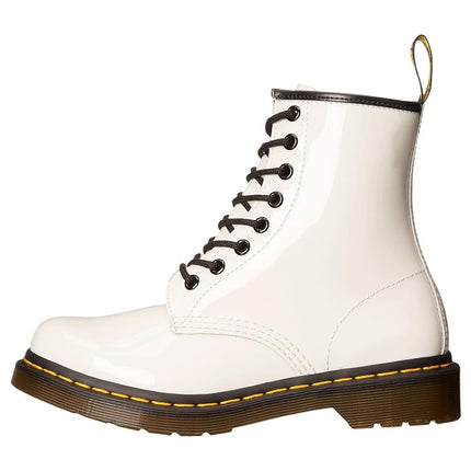 Dr. Marten's Original 1460 Patent, Women's Boots, White Patent, 3 UK(36 EU)