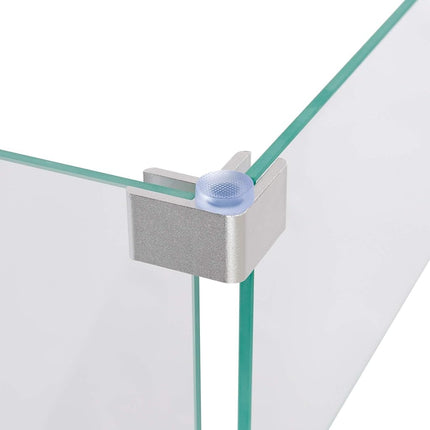 Fire Pit Wind Guard Clear Tempered Glass Best Flame Viewing Experience for Propane Gas Fire Pits & Patio Heaters - Square - 22.5 Inches