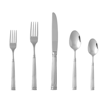 Fortessa Doria 18/10 Stainless Steel Flatware, 5 P