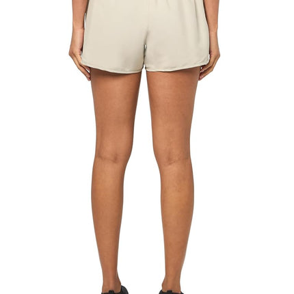 Under Armour Women's Mileage Shorts, (289) Khaki Base / / Reflective, M