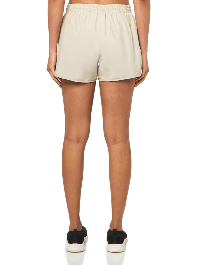 Under Armour Women's Mileage Shorts, (289) Khaki Base / / Reflective, M