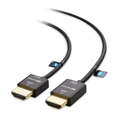 Cable Matters 2-Pack Ultra Thin HDMI Cable 10 ft, Support 4K@60Hz, Ultra Slim HDMI Cable 4K Rated with Ethernet, HDR Support for PS5, Xbox Series X/S, RTX4090/3090, RX 7900/7800, Apple TV, and More