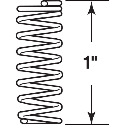 Handyman Springs SP 9728 Compression Spring, Steel, 9/16" x 1"
