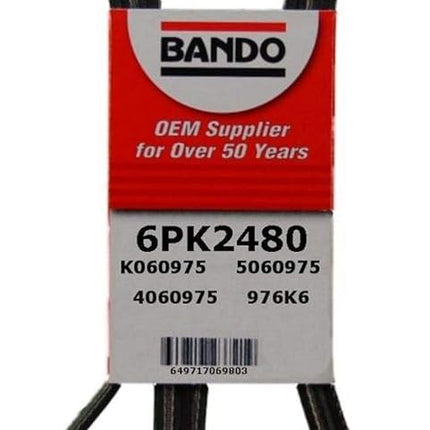 Bando USA 6PK2480 OEM Quality Serpentine Belt